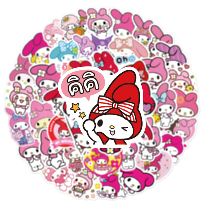 Wholesale Sticker PVC Cute Pink Cartoon Waterproof 50 Sheets MOQ≥3 (S) JDC-ST-HQiao007