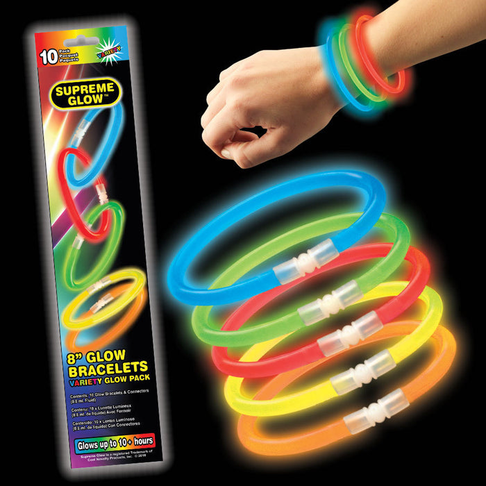 Wholesale Disposable Light Stick Glowing Necklace Bracelet with Connector 100 Pack JDC-FT-MeiT001