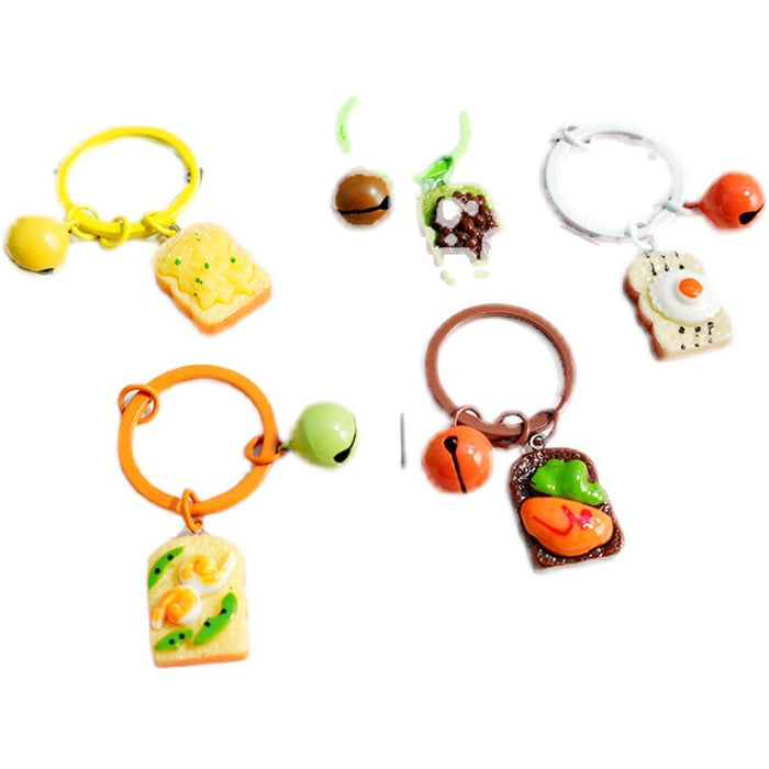 Wholesale keychain pendant simulation food candy play schoolbag buckle MOQ≥2 JDC-KC-ShuL002