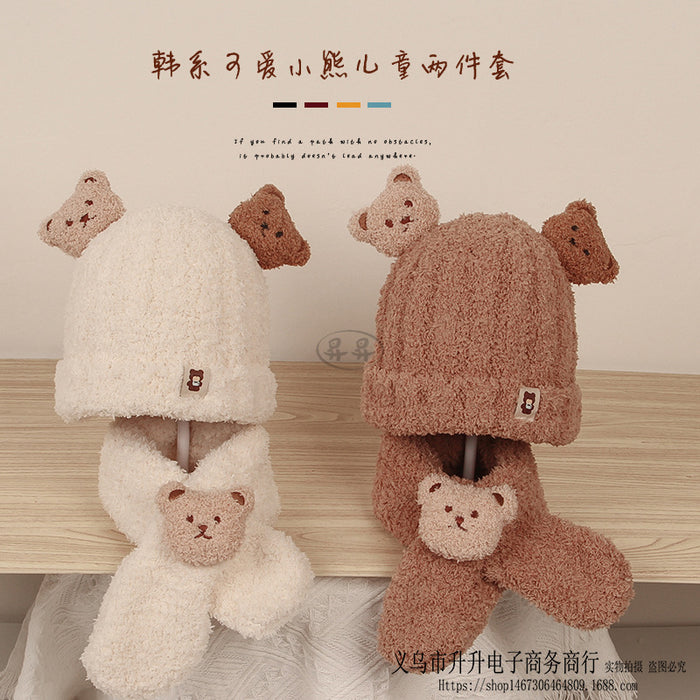 Wholesale Hat Wool Warm Earmuff Scarf Set JDC-FH-Shengs007