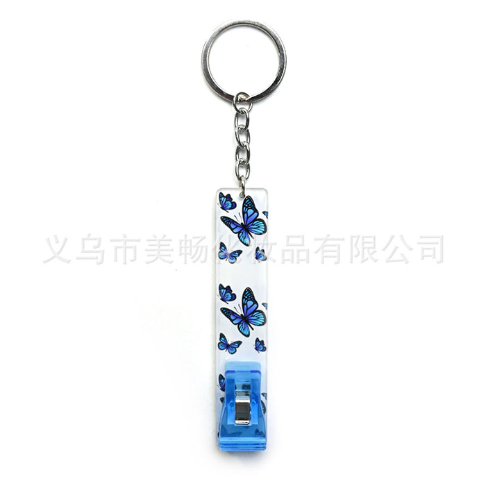 Wholesale ATM Card Grabber Contactless Card Retriever Long Nail Puller Keychain MOQ≥3 JDC-KC-Meic003