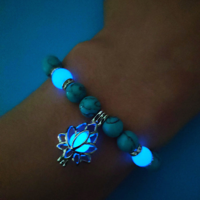 Bracelet en gros bracelet turquoise Bracelet Énergie brillante Perles d'étirement JDC-BT-ZHONGY001