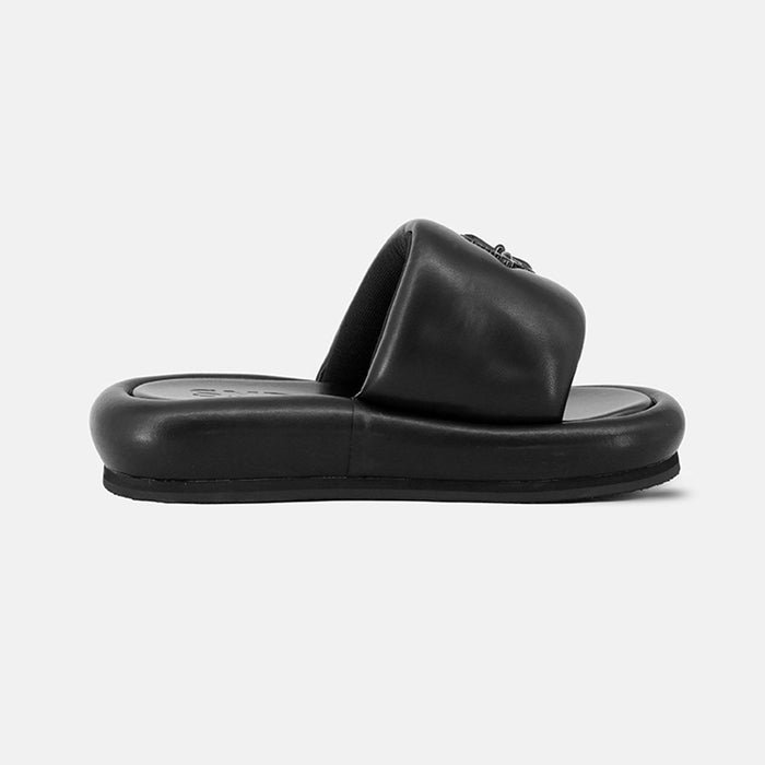 Wholesale M SMFK Black Balloon Slippers for Women's Summer Outerwear (F) JDC-SP-KunN001