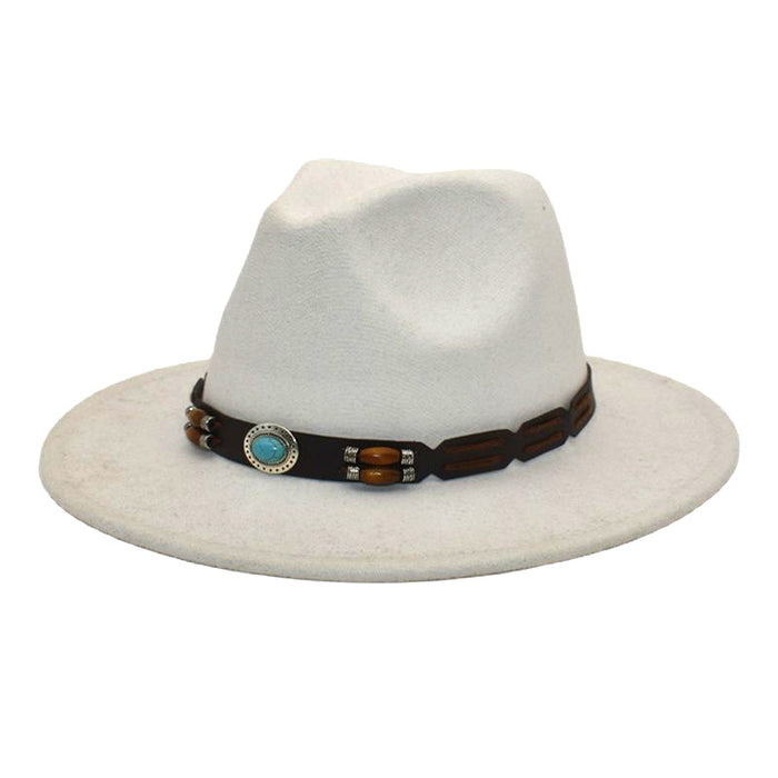 Gat de sombrero al por mayor lana de color sólido Copas Jazz JDC-FH-Shunma028