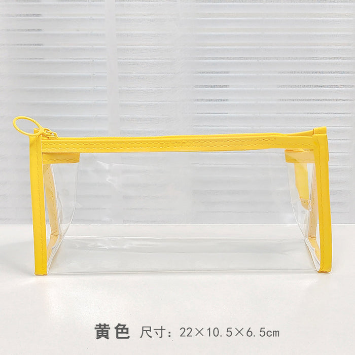 Wholesale PVC Color Transparent Pencil Case JDC-PC-dichen002