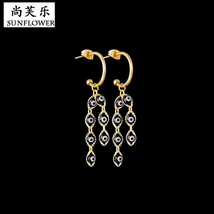 Jewelry WholesaleWholesale personalized versatile 14K Gold Vintage Earrings JDC-ES-RXSFL011 Earrings 尚芙乐 %variant_option1% %variant_option2% %variant_option3%  Factory Price JoyasDeChina Joyas De China