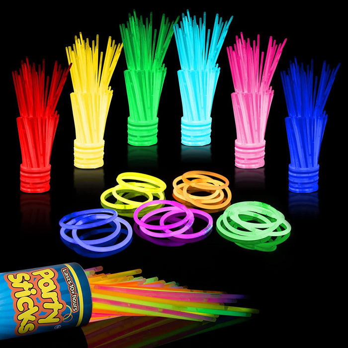 Wholesale Disposable Light Stick Glowing Necklace Bracelet with Connector 100 Pack JDC-FT-MeiT001