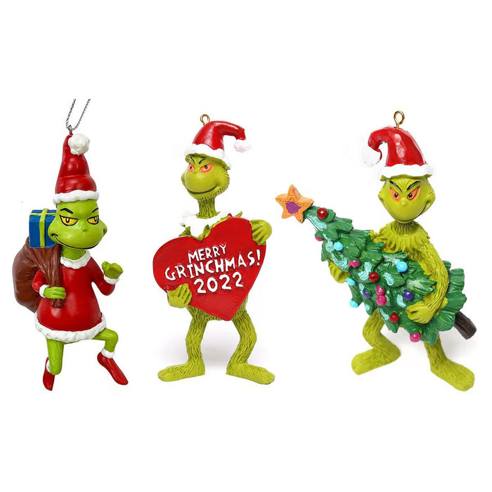 Wholesale Christmas Ornaments Resin Tree Hanging Decoration (M) MOQ≥2 JDC-DCN-Panx001