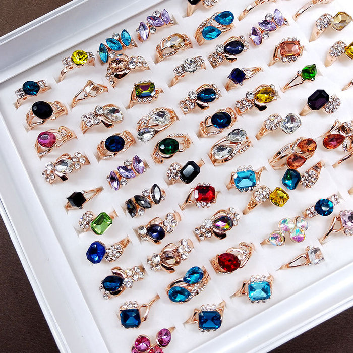 Wholesale Rings Alloy Zircon Clearance Kids MOQ≥10 JDC-RS-KuaH021