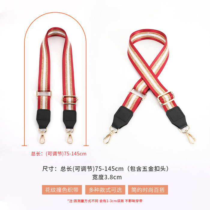 Wholesale Adjustable Bag Straps Nylon Ethnic Style MOQ≥2 JDC-BS-Fanfu002