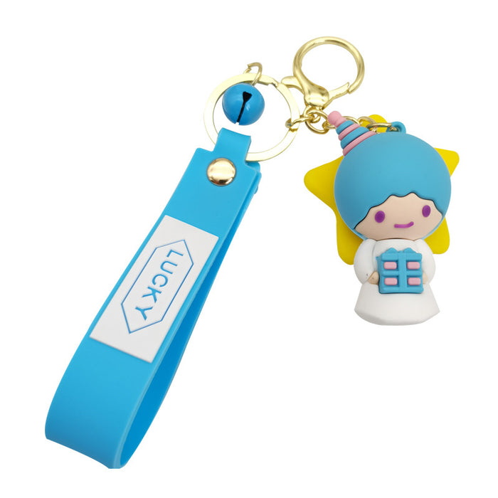 Wholesale keychain pvc doll cute key pendant cartoon MOQ≥2 JDC-KC-KDian006