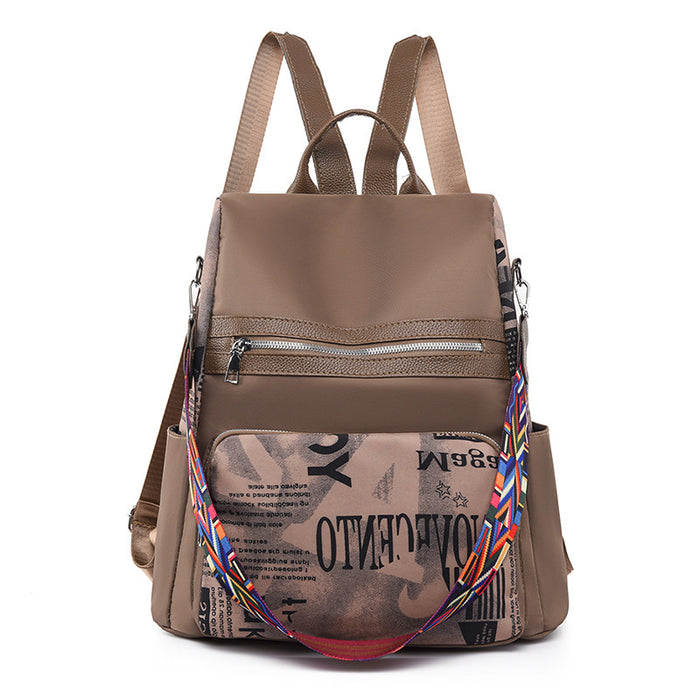 Wholesale Backpack Oxford Cloth Alphabet Handbag JDC-BP-Jinhang006