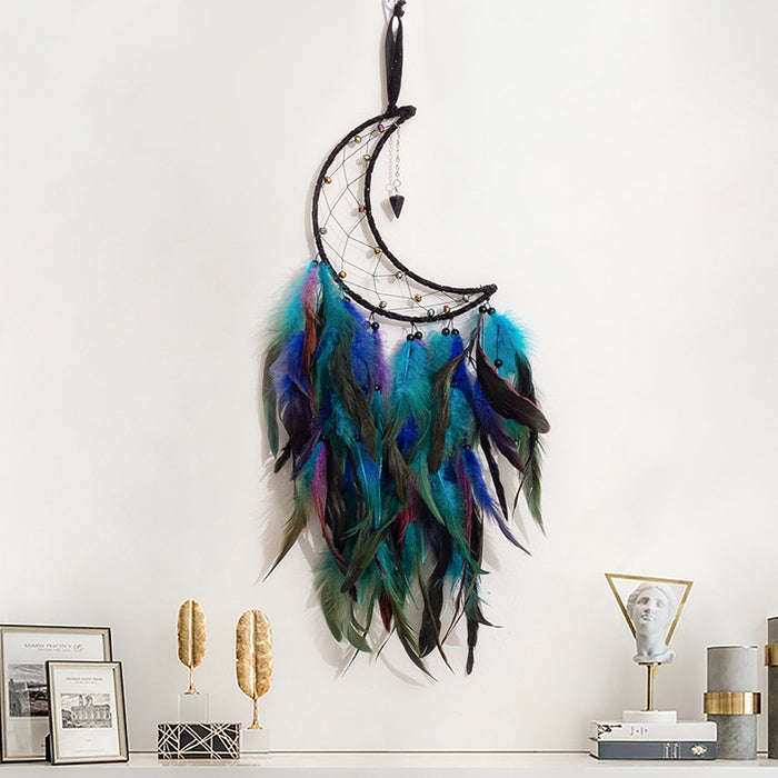 Wholesale Dream Catcher Feather Indian Wind Chime MOQ≥2 JDC-DC-MGu047