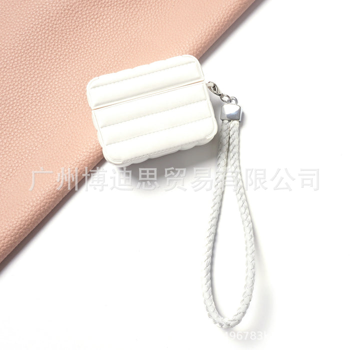 Wholesale Earphone Shell PU Down Jacket Airpods 3 Protective Cover MOQ≥2 JDC-EPC-BDS001