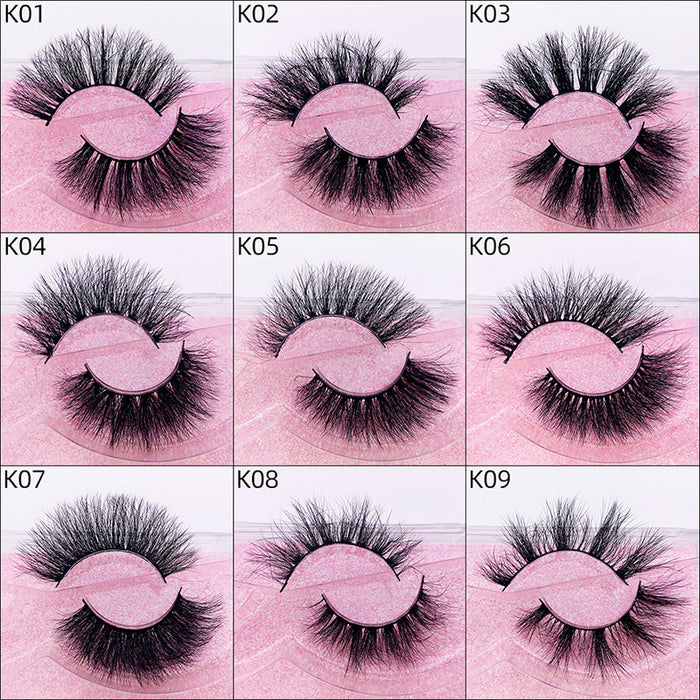 Jewelry WholesaleWholesale 5D mink hair natural thick curling eyelash pulling box JDC-EY-LMB025 eyelashes 利美博 %variant_option1% %variant_option2% %variant_option3%  Factory Price JoyasDeChina Joyas De China