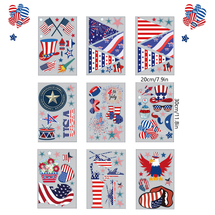Wholesale 4th of July Independence Day PVC Sticker Static Window Sticker JDC-ST-SSuo001
