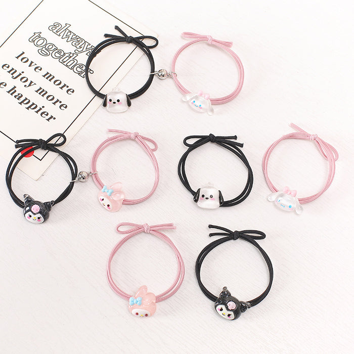 Wholesale Bracelet Alloy Cute Cartoon Head Rope Small Rubber Band Couple Magnetic Suction (S) MOQ≥2 JDC-BT-YiSha006