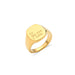Jewelry WholesaleWholesale Letters Plated 18K Gold Stainless Steel Ring JDC-RS-MengJ001 Rings 梦嘉 %variant_option1% %variant_option2% %variant_option3%  Factory Price JoyasDeChina Joyas De China