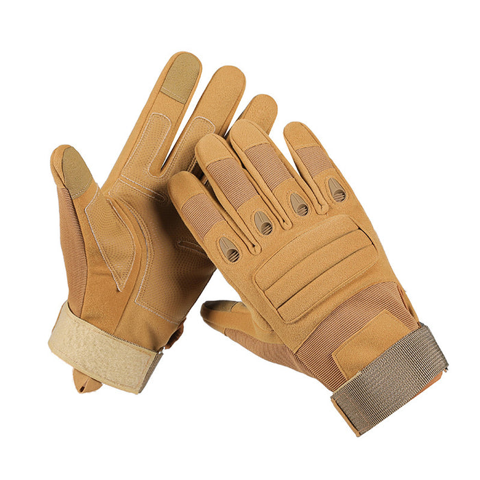 Wholesale Gloves Acrylic Fiber Soldier Full Finger Half Finger Cut Joint Touch Screen MOQ≥2 JDC-GS-GuangJ005