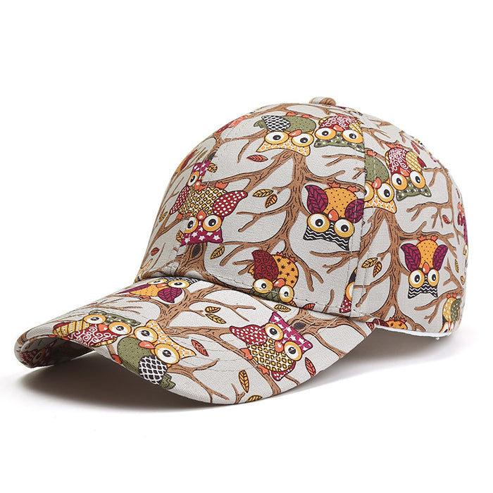 Wholesale Baseball Cap Owl Cotton Sun Hat JDC-FH-GSYH206