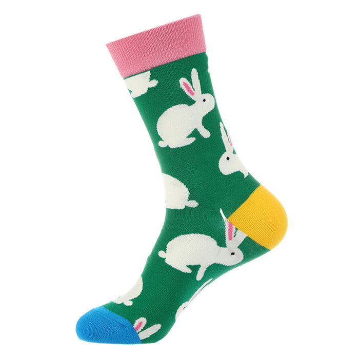Wholesale Socks Cotton Creative Cute Rabbit Socks MOQ≥5 JDC-SK-XinH018