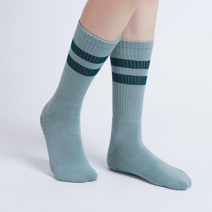 Wholesale Sock Cotton PVC Yoga Non-slip Wear Resistant Jumping Footguards JDC-SK-TYS002