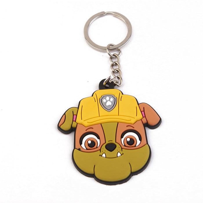 Wholesale pvc soft keychain cartoon dog MOQ≥2 （M) JDC-KC-MiMai002