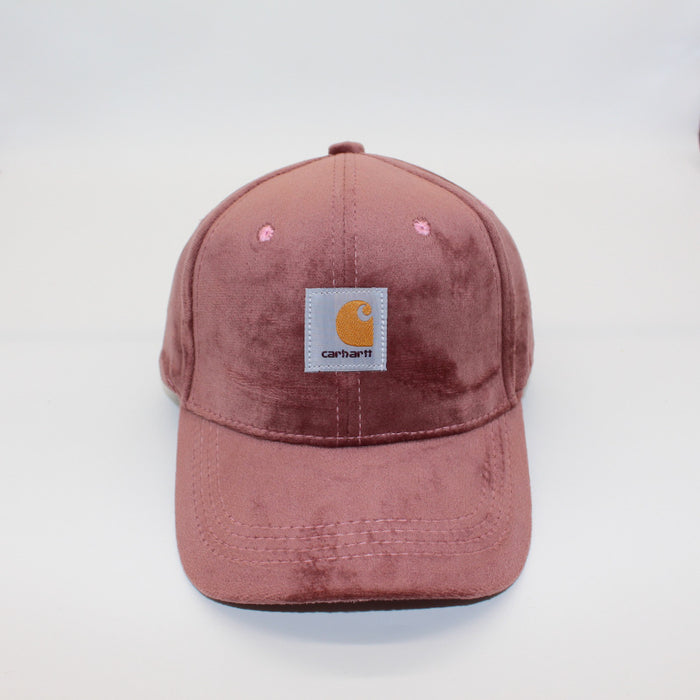 Velvet de poliéster de sombrero al por mayor Capas de béisbol de borde corto MOQ≥2 (f) JDC-FH-QCL002