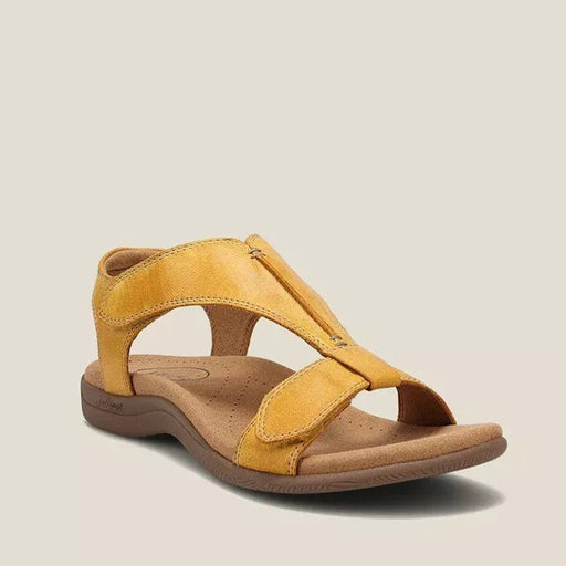 Jewelry WholesaleWholesale Summer Flat Arch Solid Color Velcro One Word Casual Beach Plus Size Sandals JDC-SD-YongL001 Sandal 永乐 %variant_option1% %variant_option2% %variant_option3%  Factory Price JoyasDeChina Joyas De China