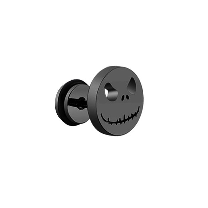 Wholesale Earrings Metal Stainless Steel Skull Men's Stud Earrings MOQ≥2 JDC-ES-JiM001
