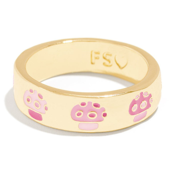 Wholesale FUCK YOU 14K Gold Plated Brass Ring JDC-RS-XuanC002