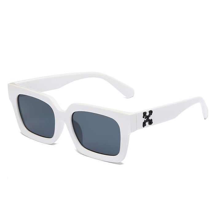 Wholesale leopard print uv4 outdoor transparent sunglasses frame （F)  JDC-SG-HNB004