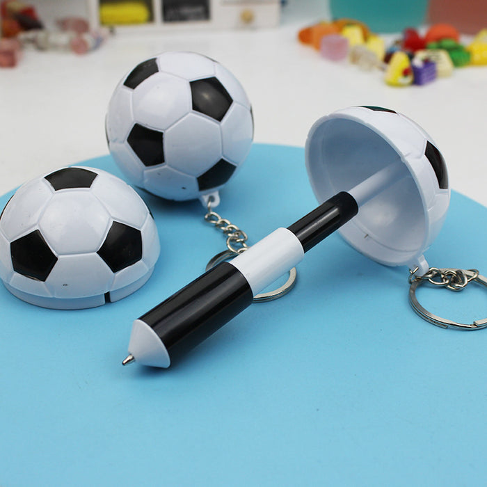 Wholesale Ballpoint Pen Plastic Retractable Football JDC-BP-lixue008