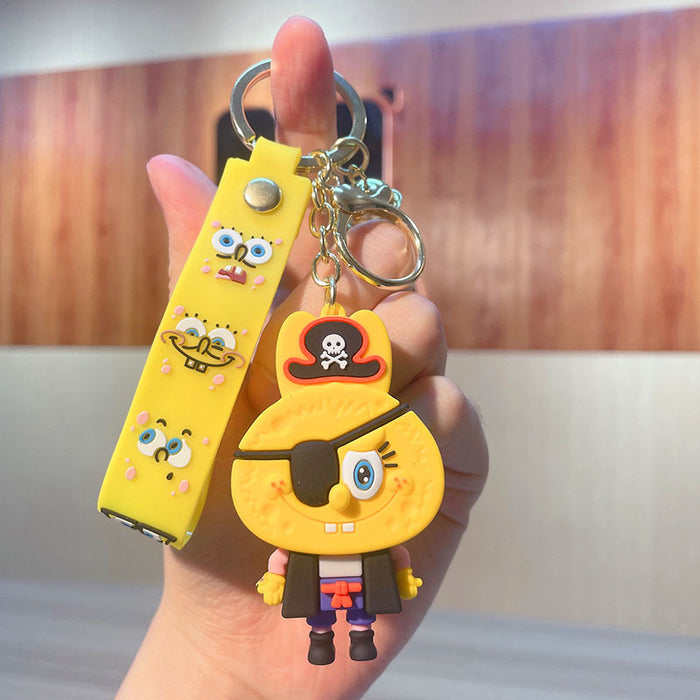 Wholesale Keychain PVC Soft Adhesive Cute Cartoon Doll Keychain (M) JDC-KC-JG273