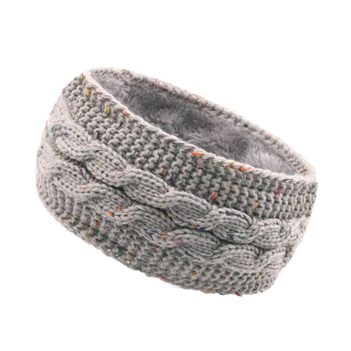 Wholesale Headband Fabric Plush Knitting Warm Sports JDC-HD-XQ001