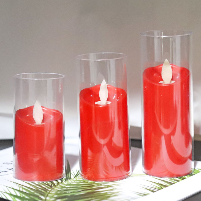 Wholesale Decorations LED Simulation Glass Cup Candle Light JDC-DCN-YouSheng001