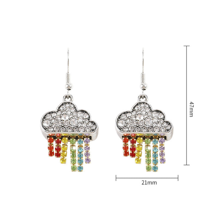Wholesale popular cloud earrings tassel JDC-ES- zhongyi016
