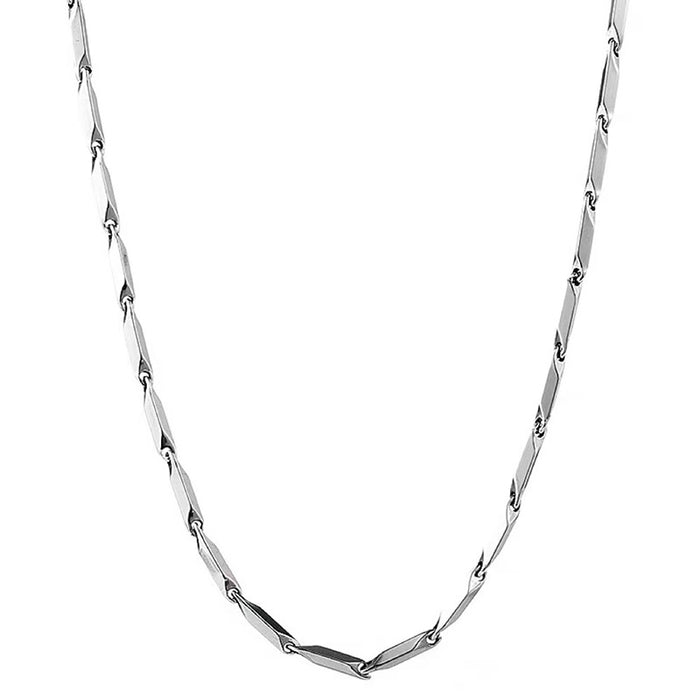 Wholesale Necklace Titanium Steel Diamond Men Sweater Chain JDC-NE-YiL010