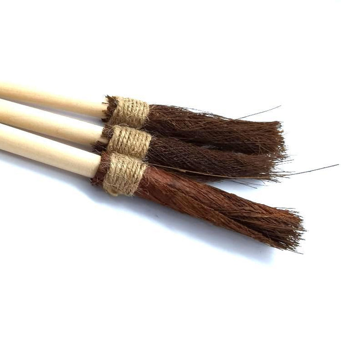 Polpe de bolsillo al por mayor Pen bambú de madera Halloween Broom Bolsa de bolsillo Pen Moq≥2 JDC-BP-XYJ001