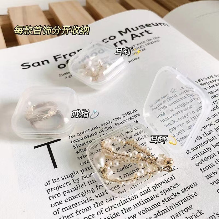 Wholesale Jewelry Packaging PP Plastic Transparent Mini Jewelry Storage Box MOQ≥2 JDC-JP-SuCh001