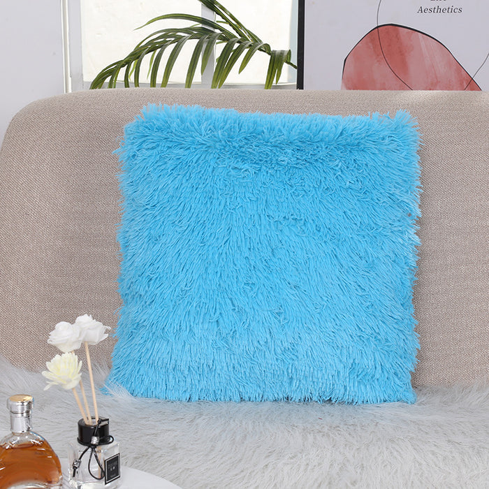 Venta al por mayor de almohada de almohada de lanzamiento de lana de color sólido JDC-PW-yichen027