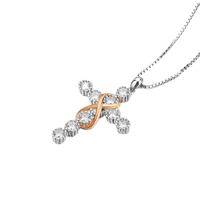 Wholesale Necklaces Alloy Religious Crosses JDC-NE-JYS053