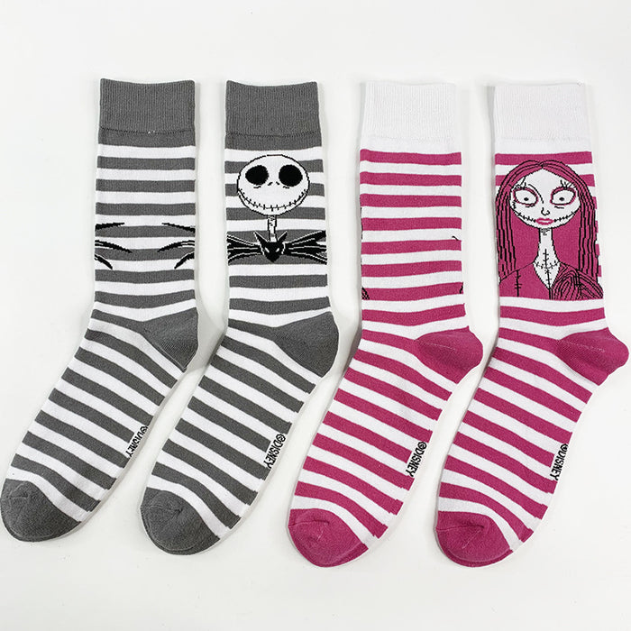 Wholesale Socks Cotton Cartoon Striped Simple Socks (M) JDC-SK-YiYan020
