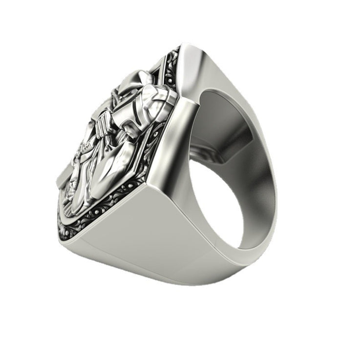 Wholesale Sword Knight Vintage Alloy Ring JDC-RS-WN140