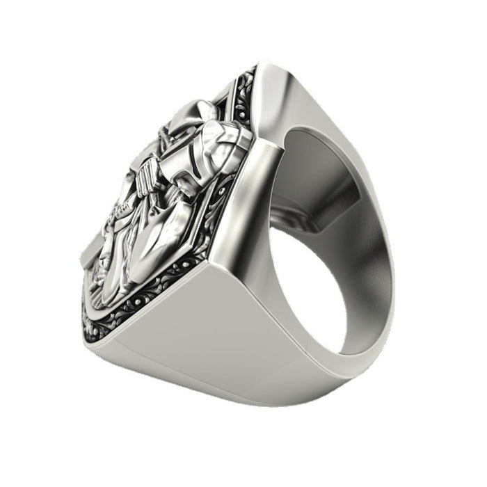 Swolesale Sword Knight Ring de aleación vintage JDC-RS-WN140