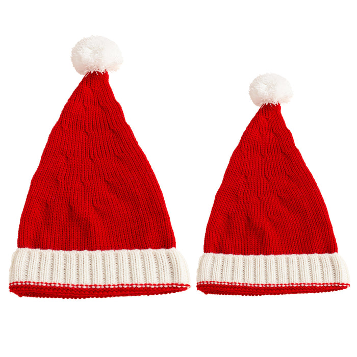 Wholesale Hat Wool Christmas Parent-child Knitted Hat MOQ≥2 JDC-FH-MY004