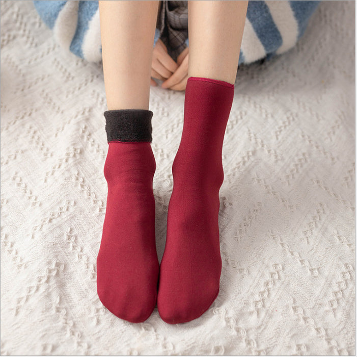 Wholesale Socks Polyester Straight Cuffed Warm Floor Socks JDC-SK-YiJ002
