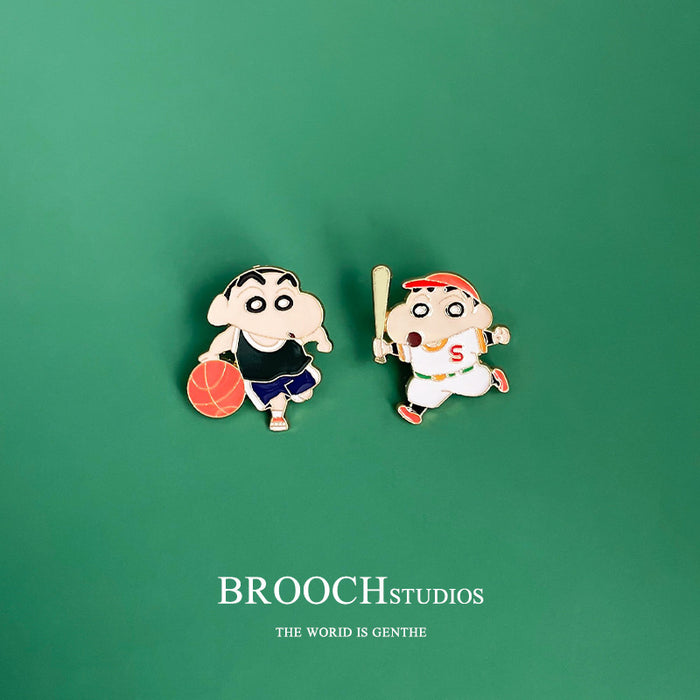Wholesale Brooch Alloy Cute Cartoon Accessories Pin (M) JDC-BC-KaL001
