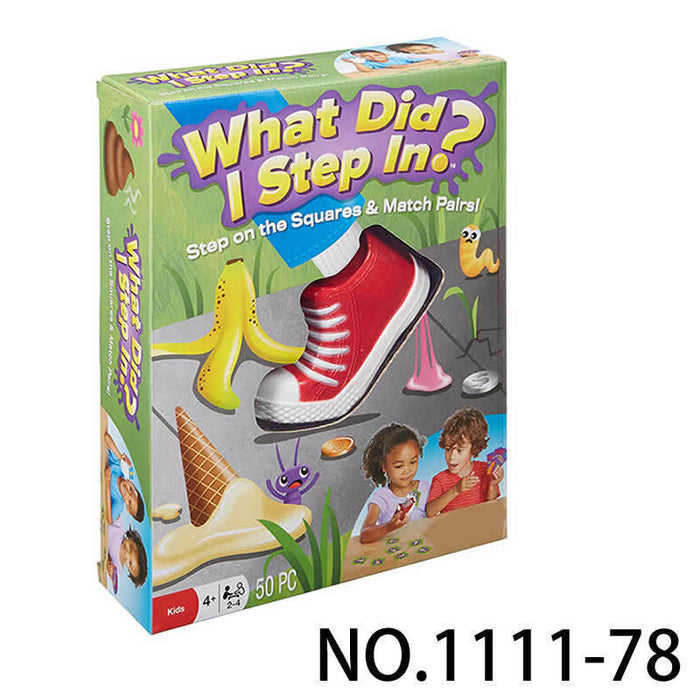 Wholesale Board Card Game Toy Ideal WHAT DID I STEP IN Puzzle Memory MOQ≥3 JDC-FT-XinK001