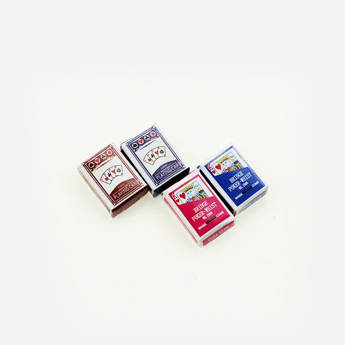 Wholesale Mini Playing Cards 1:12 Miniature Toys MOQ≥3 JDC-FT-XMW002